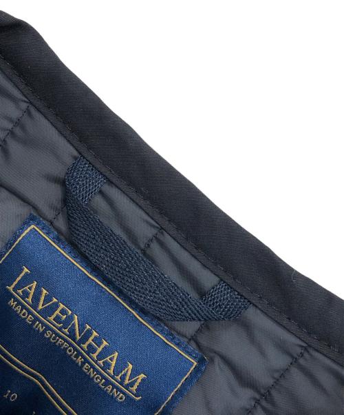 LAVENHAM（ラベンハム）LAVENHAM (ラベンハム) ドロップショルダーロングベスト ブラック サイズ:36の古着・服飾アイテム