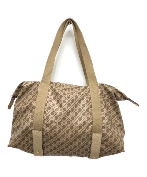 GHERARDINI（ゲラルディーニ）GHERARDINI (ゲラルディーニ) 総柄トートバッグ ブラウンの古着・服飾アイテム