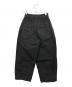HARVESTY (ハーベスティー) サーカスパンツ ブラック サイズ:1：8000円