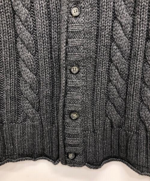 DOLCE & GABBANA（ドルチェ＆ガッバーナ）DOLCE & GABBANA (ドルチェ＆ガッバーナ) ニットジャケット グレー サイズ:48の古着・服飾アイテム