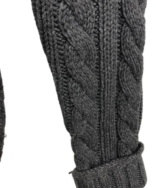 DOLCE & GABBANA（ドルチェ＆ガッバーナ）DOLCE & GABBANA (ドルチェ＆ガッバーナ) ニットジャケット グレー サイズ:48の古着・服飾アイテム