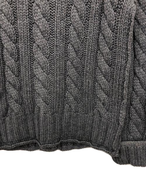 DOLCE & GABBANA（ドルチェ＆ガッバーナ）DOLCE & GABBANA (ドルチェ＆ガッバーナ) ニットジャケット グレー サイズ:48の古着・服飾アイテム