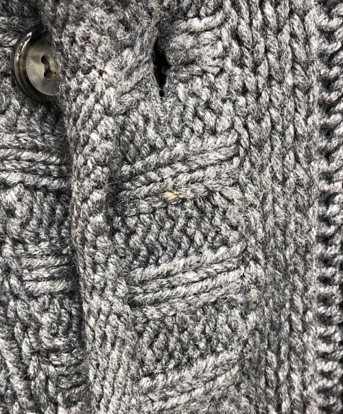 DOLCE & GABBANA（ドルチェ＆ガッバーナ）DOLCE & GABBANA (ドルチェ＆ガッバーナ) ニットジャケット グレー サイズ:48の古着・服飾アイテム