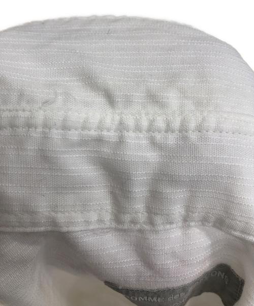 COMME des GARCONS HOMME（コムデギャルソン オム）COMME des GARCONS HOMME (コムデギャルソン オム) コットンドビー織りシャツ ホワイト サイズ:記載なしの古着・服飾アイテム