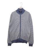 MORGANOモルガーノ）の古着「ジップニットジャケット」｜ブルー