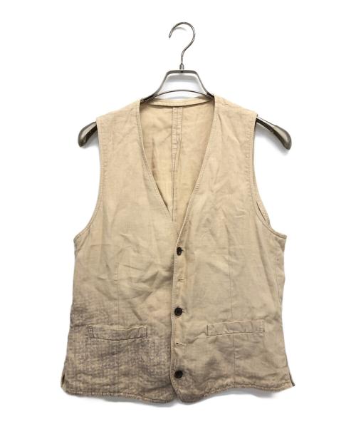LARDINI（ラルディーニ）LARDINI (ラルディーニ) ジレ ベージュ サイズ:48の古着・服飾アイテム