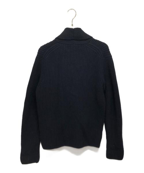 JIL SANDER（ジルサンダー）JIL SANDER (ジルサンダー) ショールカラーケーブルカーディガン ネイビー サイズ:表記無しの古着・服飾アイテム