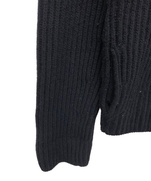 JIL SANDER（ジルサンダー）JIL SANDER (ジルサンダー) ショールカラーケーブルカーディガン ネイビー サイズ:表記無しの古着・服飾アイテム