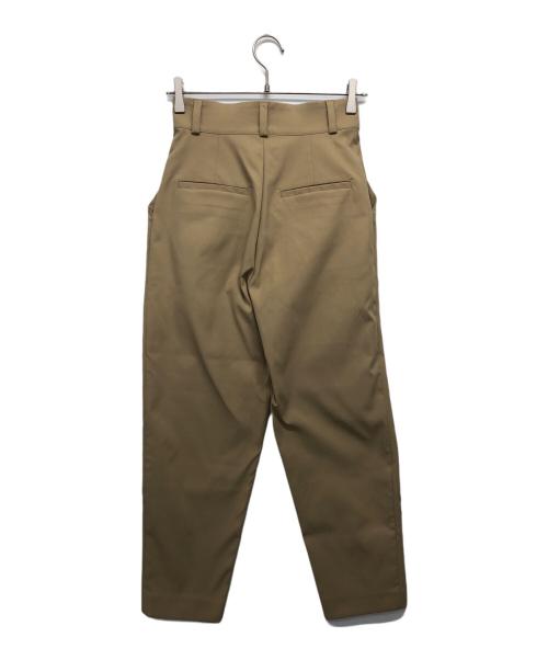 roughlow（ラフロー）roughlow (ラフロー) タックパンツ ブラウン サイズ:Mの古着・服飾アイテム