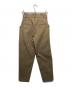 roughlow (ラフロー) タックパンツ ブラウン サイズ:M：3000円