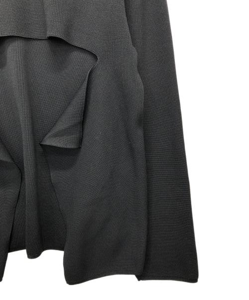 BLACK COMME des GARCONS（ブラックコムデギャルソン）BLACK COMME des GARCONS (ブラック コムデギャルソン) フロントオープンニット ブラック サイズ:Mの古着・服飾アイテム