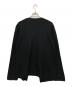 BLACK COMME des GARCONS (ブラック コムデギャルソン) フロントオープンニット ブラック サイズ:M：22000円