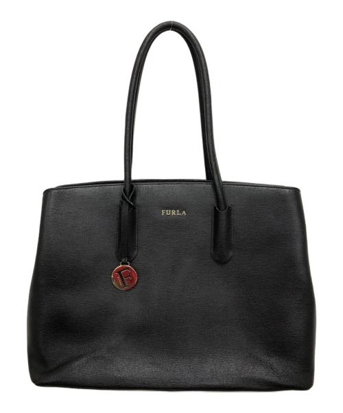FURLA（フルラ）FURLA (フルラ) テッサトートバッグ ブラックの古着・服飾アイテム