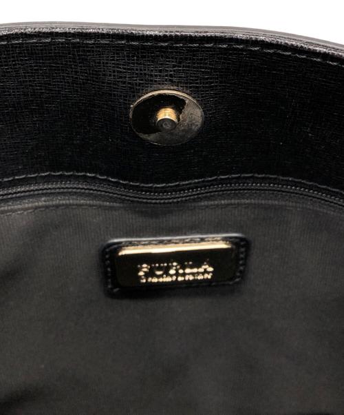 FURLA（フルラ）FURLA (フルラ) テッサトートバッグ ブラックの古着・服飾アイテム