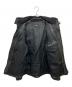 中古・古着 BURBERRY BLACK LABEL (バーバリーブラックレーベル) フォックスファーラムレザーダウンジャケット ブラック サイズ:L：30000円
