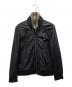 BURBERRY BLACK LABEL（バーバリーブラックレーベル）の古着「ラムレザージャケット」｜ブラック