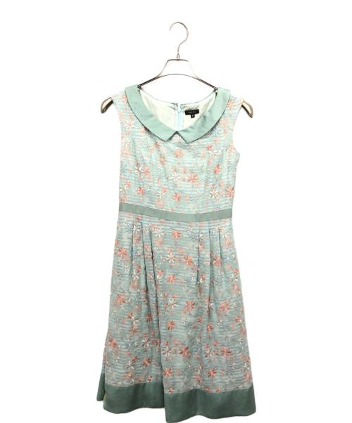 TOCCA（トッカ）TOCCA (トッカ) 刺繍ノースリーブワンピース スカイブルーの古着・服飾アイテム