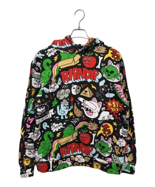 RIPNDIP（リップンディップ）RIPNDIP (リップンディップ) プルオーバーパーカー ブラック サイズ:Sの古着・服飾アイテム