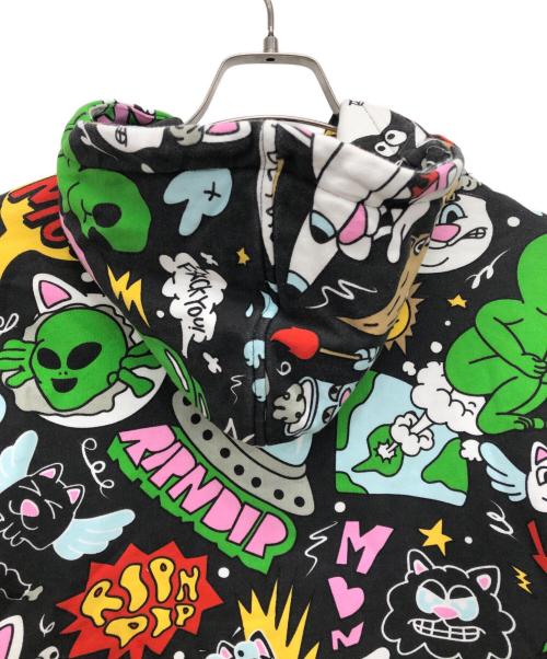 RIPNDIP（リップンディップ）RIPNDIP (リップンディップ) プルオーバーパーカー ブラック サイズ:Sの古着・服飾アイテム