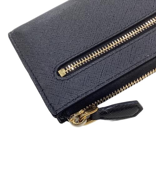 PRADA（プラダ）PRADA (プラダ) サフィアーノ トライアングルキーケース ブラックの古着・服飾アイテム