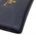 中古・古着 PRADA (プラダ) サフィアーノ トライアングルキーケース ブラック：42000円