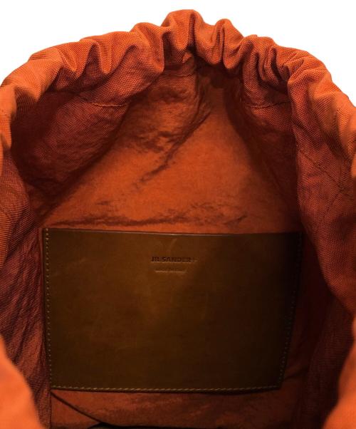 JIL SANDER（ジルサンダー）JIL SANDER (ジルサンダー) ドローストリングダッフルバッグ オレンジの古着・服飾アイテム
