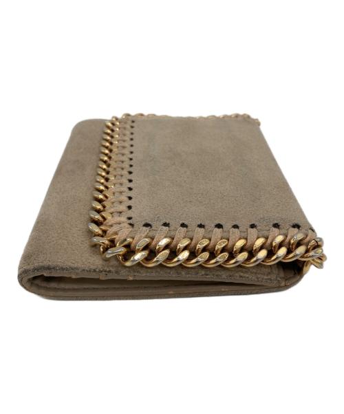 STELLA McCARTNEY（ステラマッカートニー）STELLA McCARTNEY (ステラマッカートニー) ファラベラ スモール フラップ ウォレット ベージュの古着・服飾アイテム