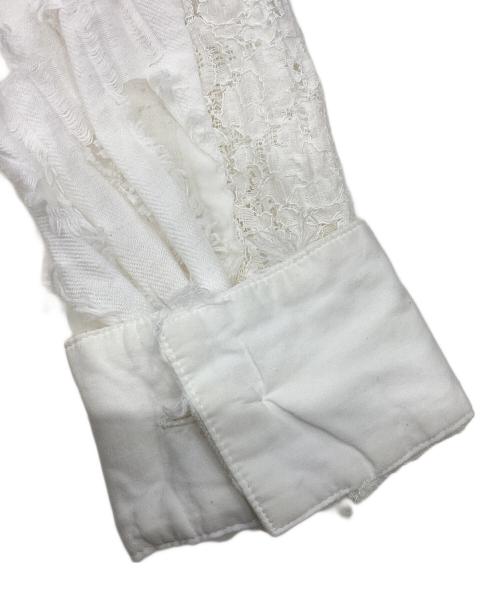 AKIRA NAKA（アキラナカ）AKIRA NAKA (アキラナカ) フリンジブラウス ホワイト サイズ:Sの古着・服飾アイテム