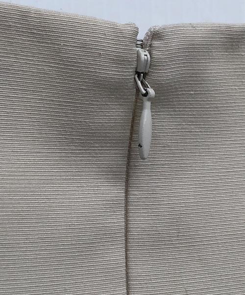 M'S GRACY（エムズグレイシー）M'S GRACY (エムズグレイシー) リボンワンピース ベージュ サイズ:38の古着・服飾アイテム