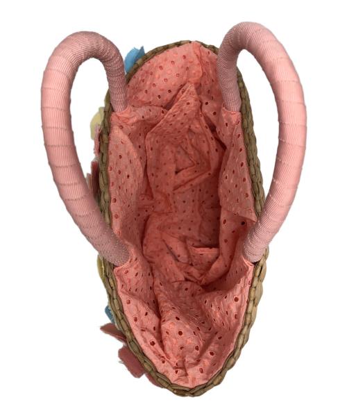 TOCCA（トッカ）TOCCA (トッカ) フラワービーズ装飾カゴバッグ ベージュの古着・服飾アイテム