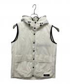 TATRASタトラス）の古着「ナイロンダウンベスト」｜ホワイト