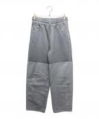 AMOMENTO×Adam et Ropeアモーメント×アダム エ ロペ）の古着「DRAWSTRING DENIM PANTS」｜ブルー系/スカイブルー