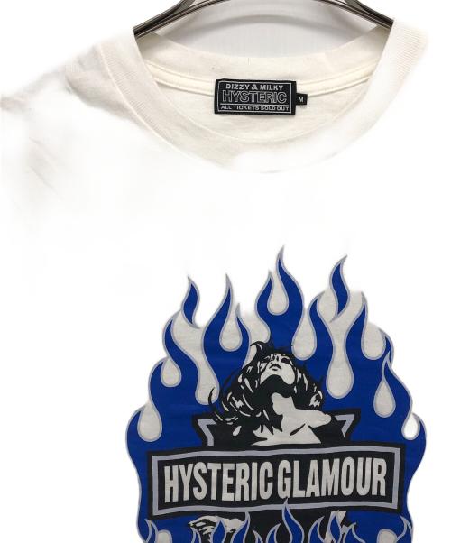 Hysteric Glamour（ヒステリックグラマー）Hysteric Glamour (ヒステリックグラマー) MOTOR CITY BABY Tシャツ ホワイト サイズ:Mの古着・服飾アイテム