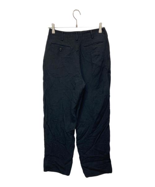 Y's for men（ワイズフォーメン）Y'S for men (ワイズフォーメン) 二重折りスラックス ブラック サイズ:Sの古着・服飾アイテム