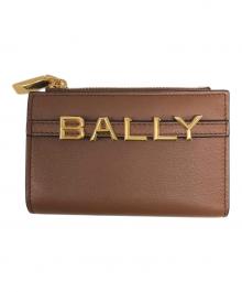 BALLY（バリー）の古着「LOGO COMPACT WALLET」｜ブラウン