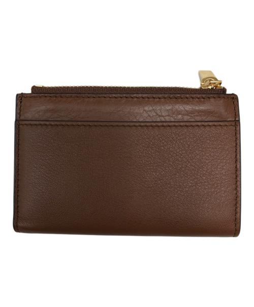 BALLY（バリー）BALLY (バリー) LOGO COMPACT WALLET ブラウンの古着・服飾アイテム