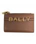 BALLY（バリー）の古着「LOGO COMPACT WALLET」｜ブラウン