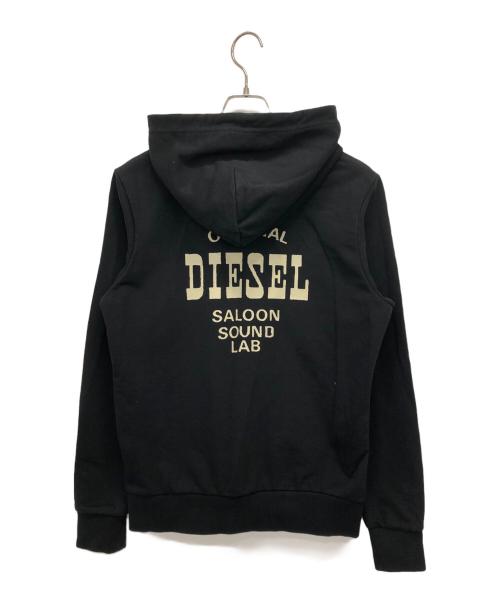 DIESEL（ディーゼル）DIESEL (ディーゼル) プルオーバーパーカー ブラック サイズ:Sの古着・服飾アイテム