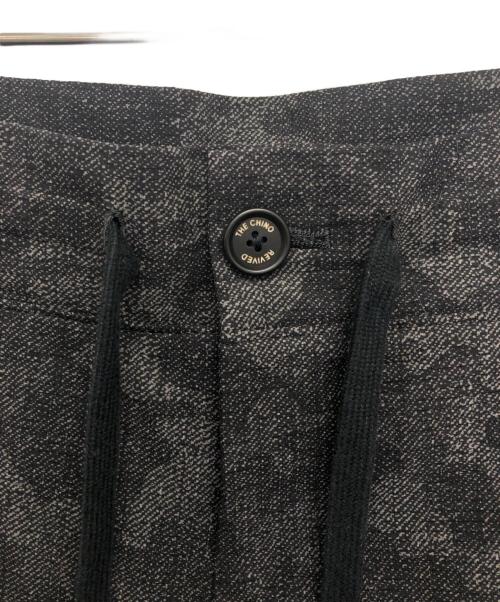 The Chino Revived Black Label（ザ チノ リヴァイブド ブラックレーベル）The Chino Revived Black Label (ザ チノ リヴァイブド ブラックレーベル) 柄パンツ ブラック サイズ:82の古着・服飾アイテム