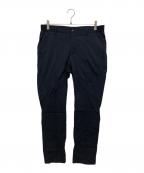 giab's ARCHIVIOジャブス アルキヴィオ）の古着「ノープリーツ ストレッチ ナイロン リラックスパンツ」｜ネイビー