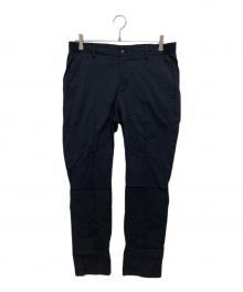 giab's ARCHIVIO（ジャブス アルキヴィオ）の古着「ノープリーツ ストレッチ ナイロン リラックスパンツ」｜ネイビー