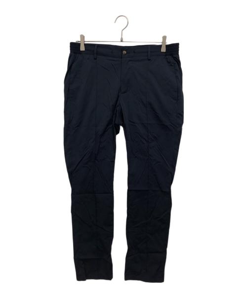 giab's ARCHIVIO（ジャブス アルキヴィオ）giab's ARCHIVIO (ジャブス アルキヴィオ) ノープリーツ ストレッチ ナイロン リラックスパンツ ネイビー サイズ:Lの古着・服飾アイテム