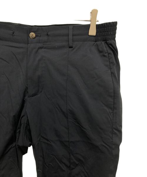 giab's ARCHIVIO（ジャブス アルキヴィオ）giab's ARCHIVIO (ジャブス アルキヴィオ) ノープリーツ ストレッチ ナイロン リラックスパンツ ネイビー サイズ:Lの古着・服飾アイテム