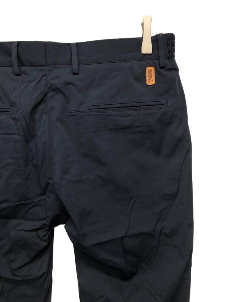 giab's ARCHIVIO（ジャブス アルキヴィオ）giab's ARCHIVIO (ジャブス アルキヴィオ) ノープリーツ ストレッチ ナイロン リラックスパンツ ネイビー サイズ:Lの古着・服飾アイテム