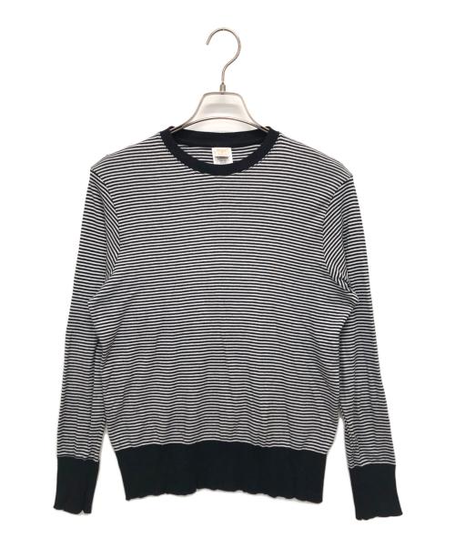 GICIPI（ジチピ）GICIPI (ジチピ) ボーダーニット ブラック サイズ:2の古着・服飾アイテム