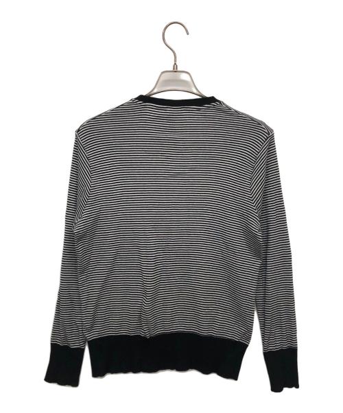 GICIPI（ジチピ）GICIPI (ジチピ) ボーダーニット ブラック サイズ:2の古着・服飾アイテム