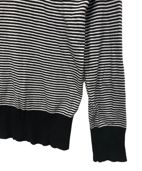 GICIPI（ジチピ）GICIPI (ジチピ) ボーダーニット ブラック サイズ:2の古着・服飾アイテム