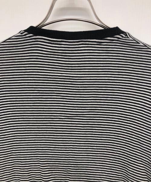 GICIPI（ジチピ）GICIPI (ジチピ) ボーダーニット ブラック サイズ:2の古着・服飾アイテム