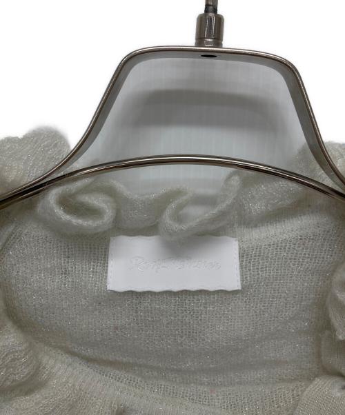 rosy monster（ロージーモンスター）rosy monster (ロージーモンスター) twinkle mohair frill knit ホワイト サイズ:FREEの古着・服飾アイテム