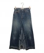 GARBAGE×LEVI'Sガーベッジ×リーバイス）の古着「リメイクロングスカート」｜インディゴ